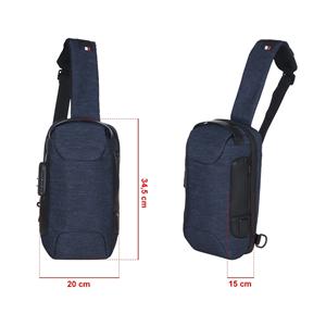Mochila de Ombro USB Com Segredo