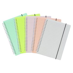 Caderno A5 Plástico com Pauta