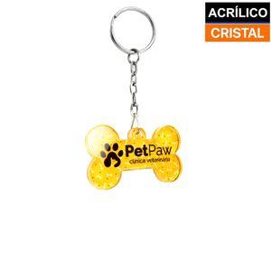 Chaveiro Acrílico Cristal