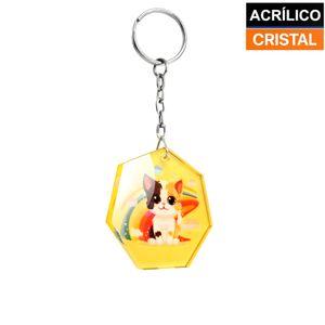 Chaveiro Acrílíco Cristal