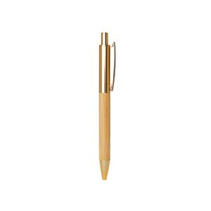 Caneta Metal e Bambu