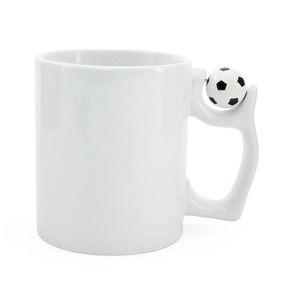 Caneca Branca com Alça de Bola