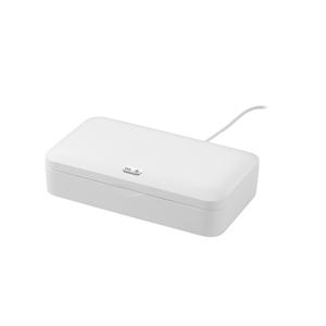 Caixa esterilizadora UV com carregador wireless Fast em ABS e PC