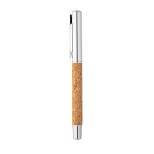 Roller com corpo em aço inox 90% reciclado e cortiça com clipe