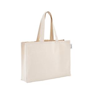 Sacola em 50% algodão, 30% algodão reciclado e 20% poliéster reciclado (220 g/m²)