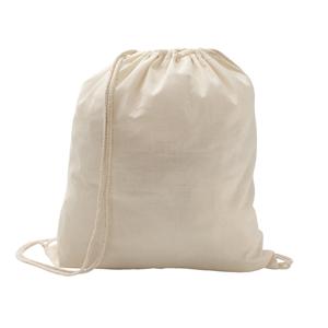 Sacola tipo mochila 100% algodão (100 g/m²)