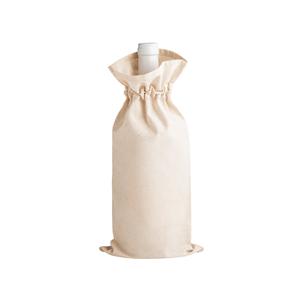 Sacola para garrafa em 100% algodão(180 g/m²)