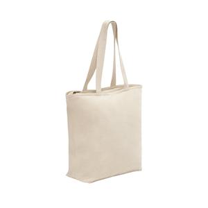 Sacola 100% algodão com fecho (280 g/m²)