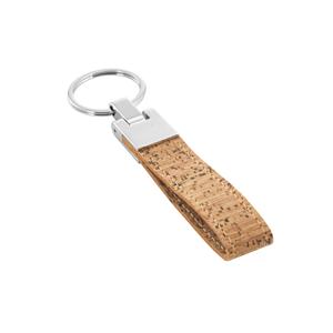 Chaveiro em cortiça e metal