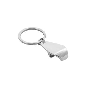 Chaveiro em metal com abridor de garrafas