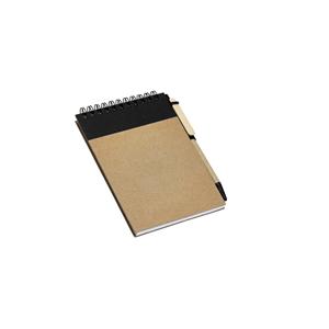 Caderno de bolso espiral com folhas lisas