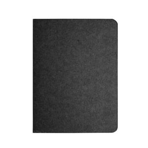 Caderno B7 em cartão kraft reciclado com folhas lisas