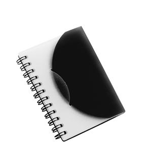 Caderno A7 em PP com folhas lisas