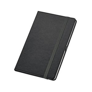 Caderno A5 em csintético com folhas lisas