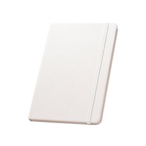 Caderno A5 em 100% rPET com tratamento antibacteriano com folhas pautadas