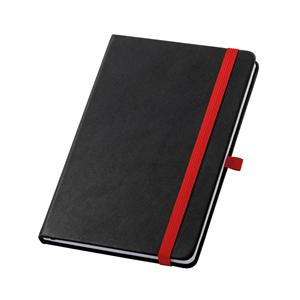 Caderno A5 em PU com folhas pautadas