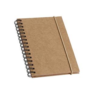 Caderno de bolso espiral com folhas pautadas