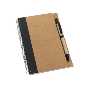 Caderno B6 espiral com folhas lisas