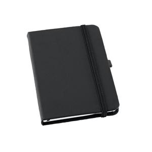 Caderno A6 em csintético com folhas pautadas