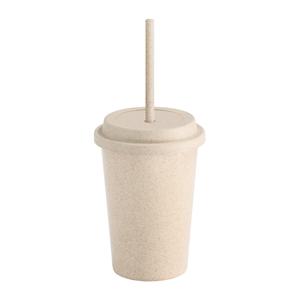Copo de viagem em fibra de bambu (60%) e PP (40%) 450 ml