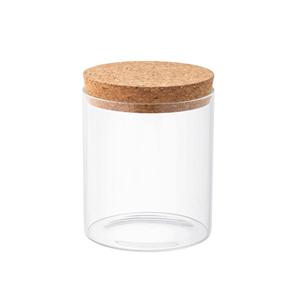Frasco em vidro borosilicato com tampa de cortiça 700 ml