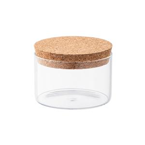 Frasco em vidro borosilicato com tampa de cortiça 380 ml