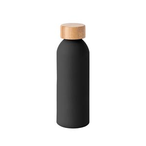 Squeeze em alumínio com tampa em bambu 550 ml