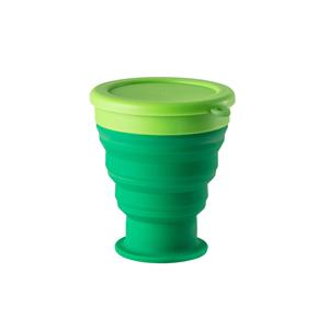 Copo de viagem em silicone e PP 400 ml