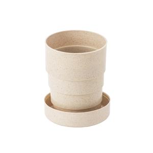 Copo de viagem retrátil em fibra de bambu (50%) e PP (50%) 210 ml