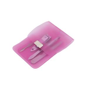 Kit de manicure de 4 peças para manicure em bolsa de PVC
