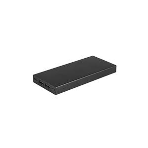 Bateria portátil em alumínio 100% reciclado e bateria em lítio 10000 mAh